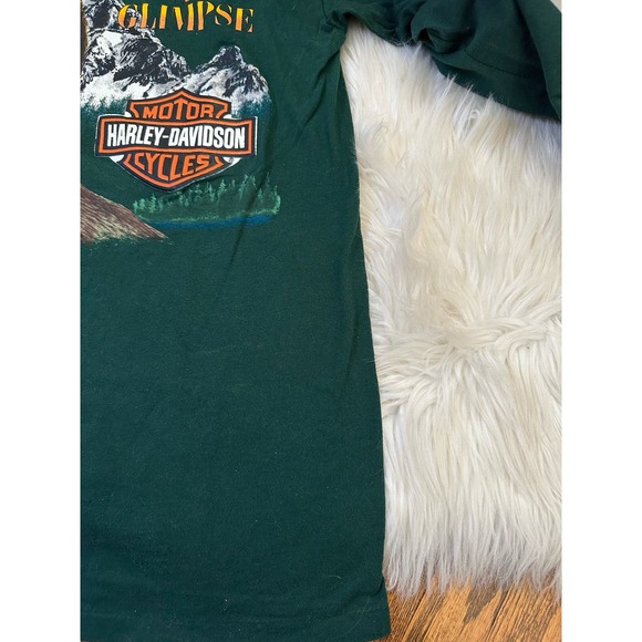 Rare Vintage Harley Davidson Catch A Glimpse Funwear Eagle Long Sleeve Shirt - Picture 8 of 8
